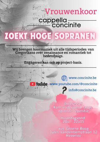 Oproep sopranen